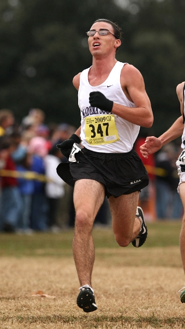 2009 CIF XC Boys D3-094.JPG - 2009 California CIF Cross Country Championships, Woodward Park, Fresno, California